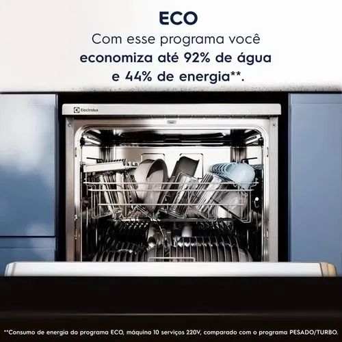 Lava-Louça Electrolux 10 Serviços Inox com Programa Lava & Seca 50 min (LS10E) - 127V - Foto 3