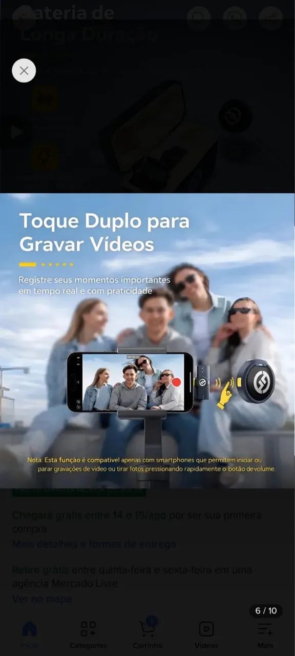Microfone Hollyland Lark M2 Duo Combo Duplo Para 2 Pessoas - Foto 3