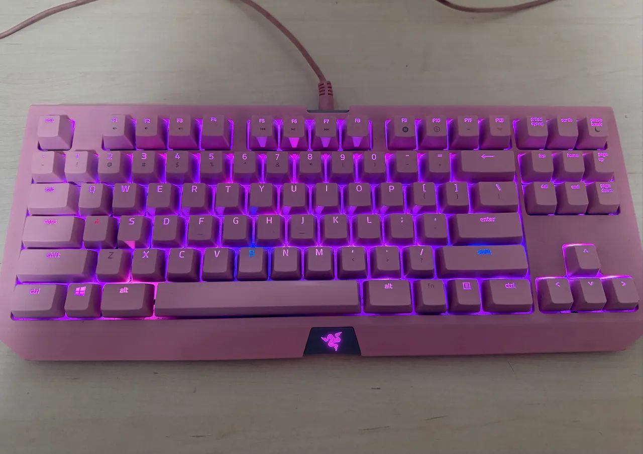 Teclado e Mouse Razer - Rosa Gamer  - Foto 2