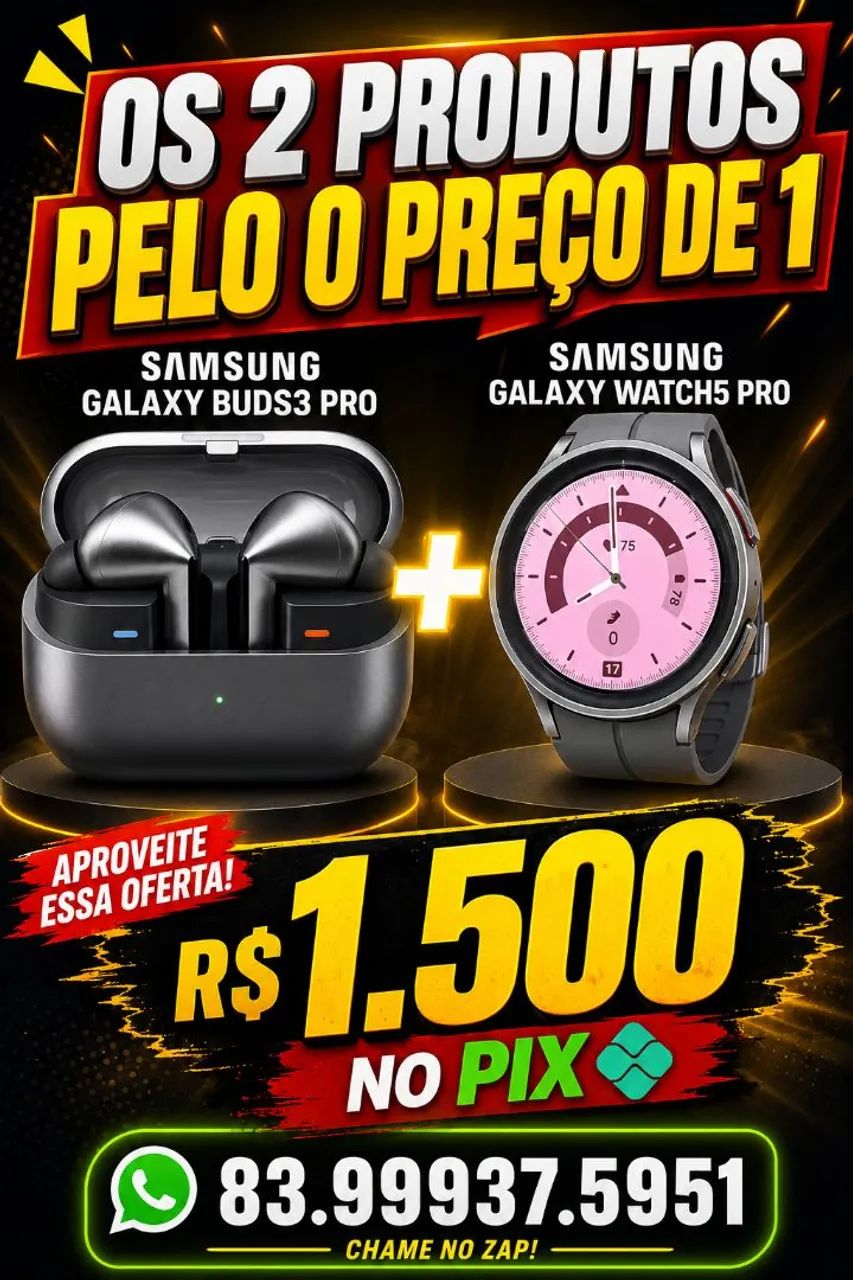 GALAXY BUDS3 PRO + GALAXY WATCH 5 PRO