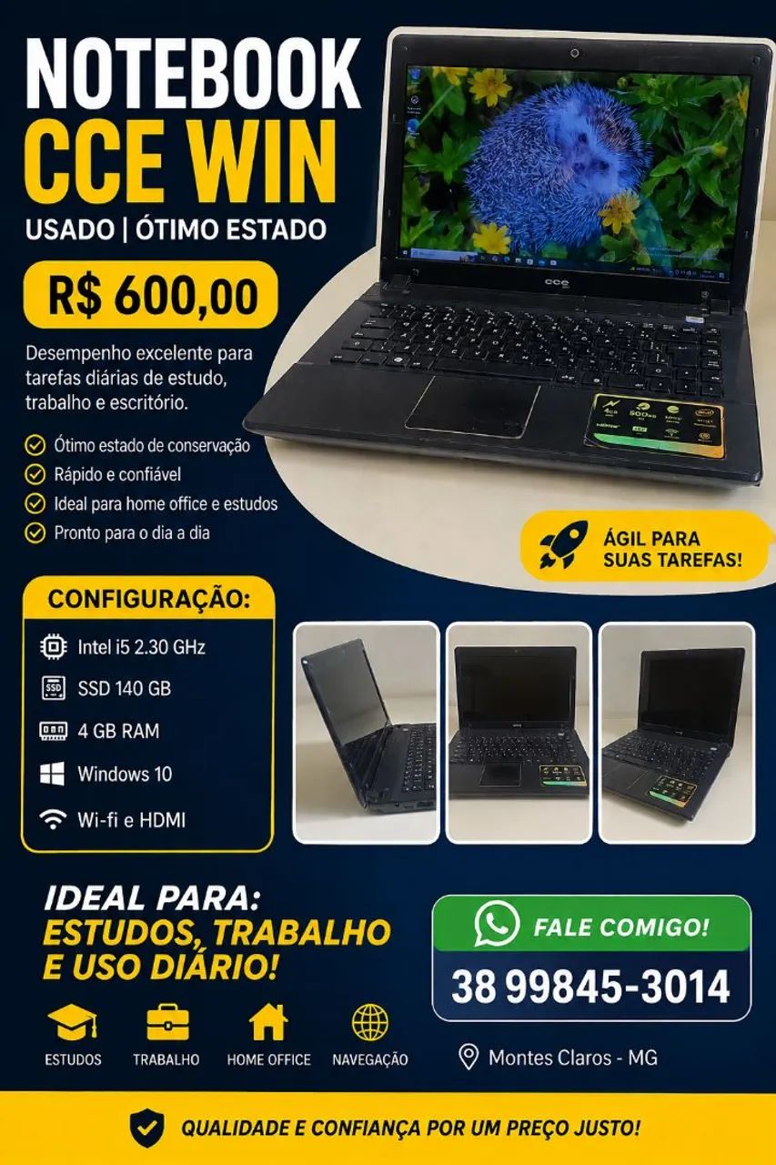 Notebook Win CCE - Foto 5