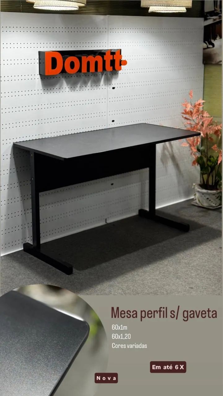 Mesa Escrivaninha para escritório 1mt - Foto 3