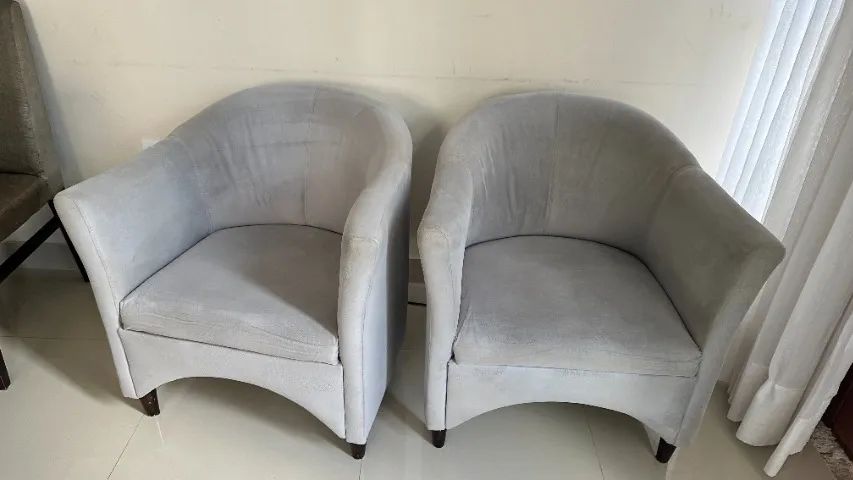 Poltronas decorativas Madeira esfotadas alto qualidade - Foto 3