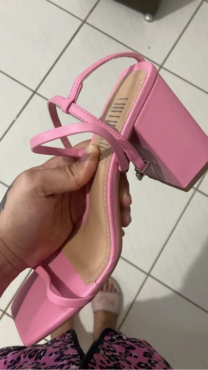 Sandália Rosa 36 - Foto 3