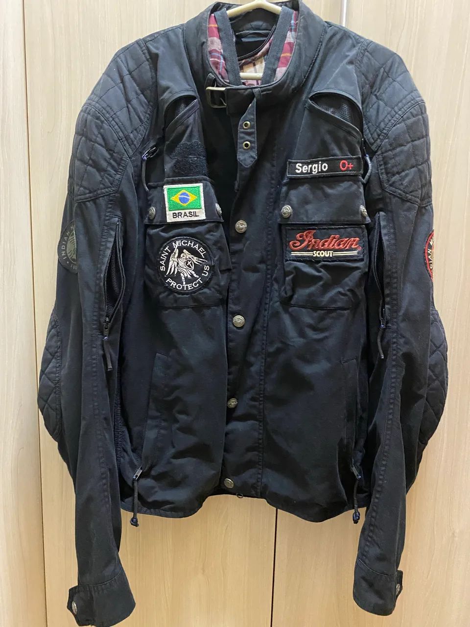 casaco Indian preto motorcycle - Foto 2