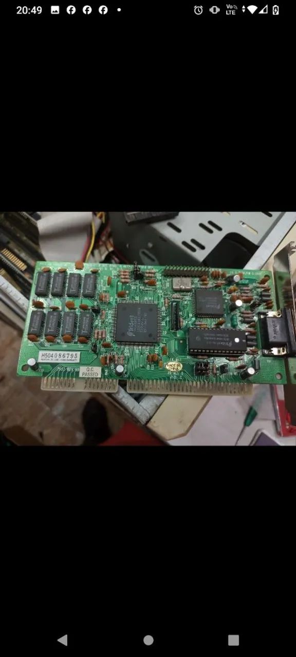 Placa de vídeo ISA Trident para Pc 486 - Foto 3