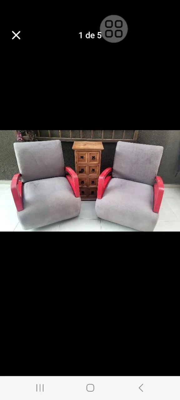 2  Poltrona e 1 gaveteiro