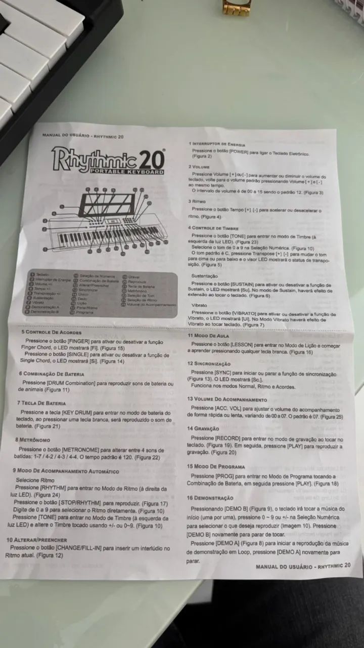 Teclado Rhythmic 20 - Foto 2