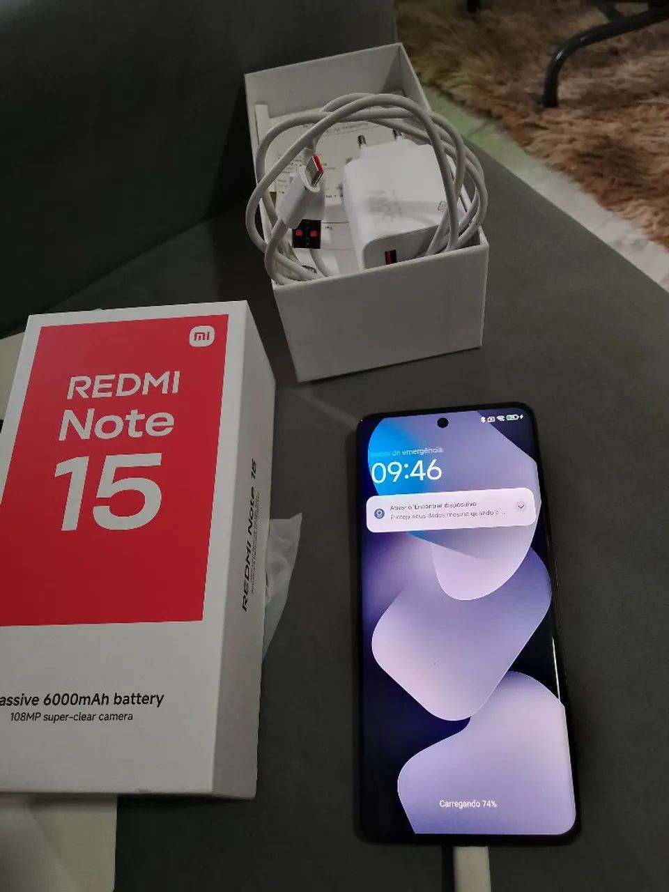 Celular novo na caixa com garantia redmi note 15 108 mp super - Foto 5