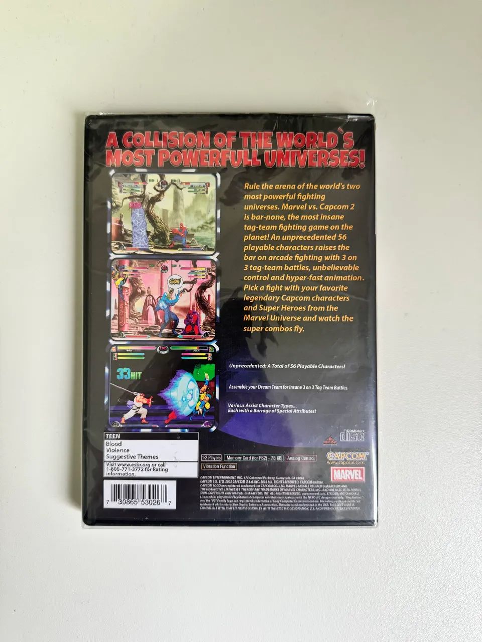 PS2 - Marvel vs. Capcom 2 - prensado - Foto 2