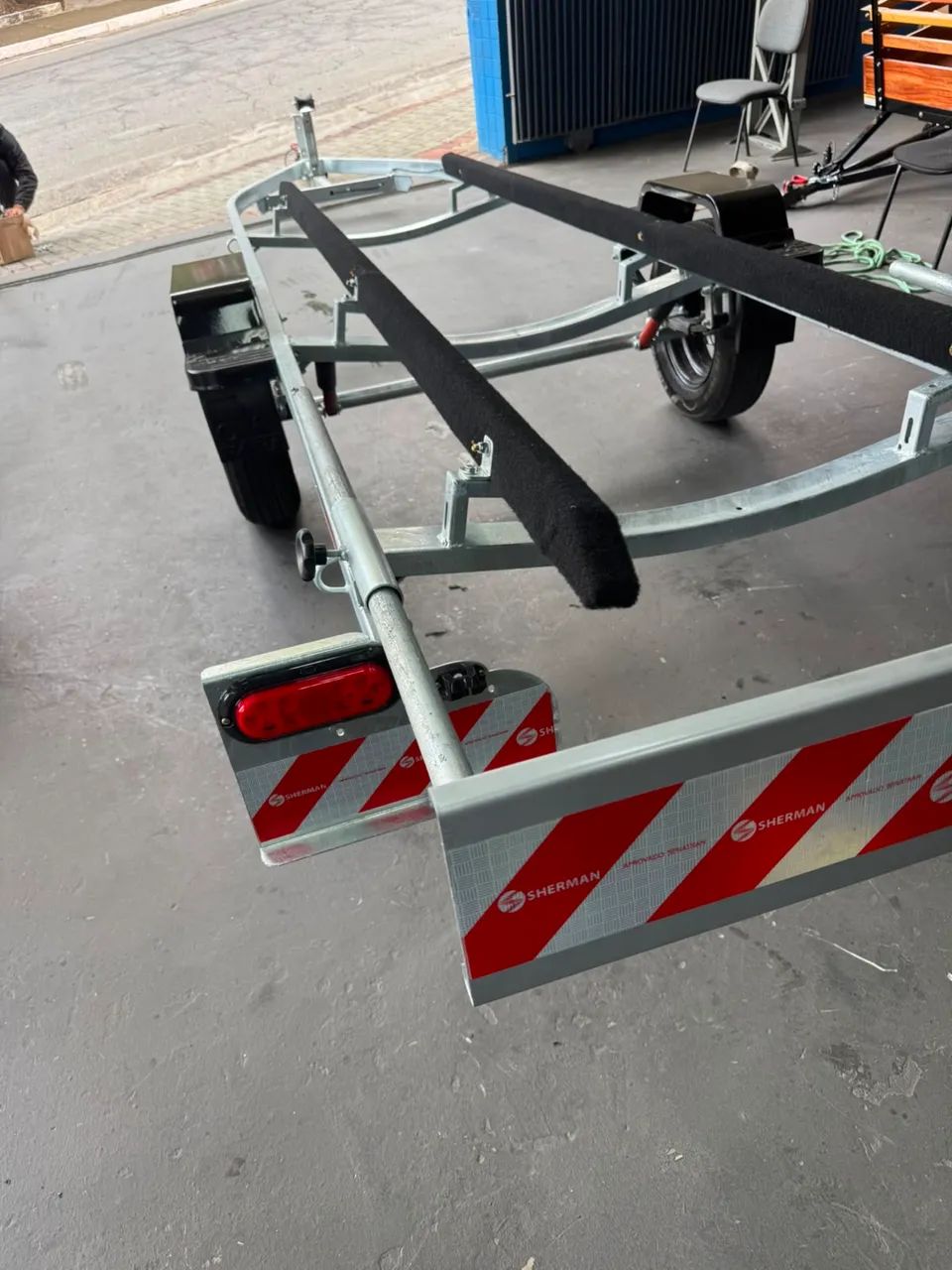 Carretinha Reboque Barco De Aluminio, Zero Free Hobby ! - Foto 5