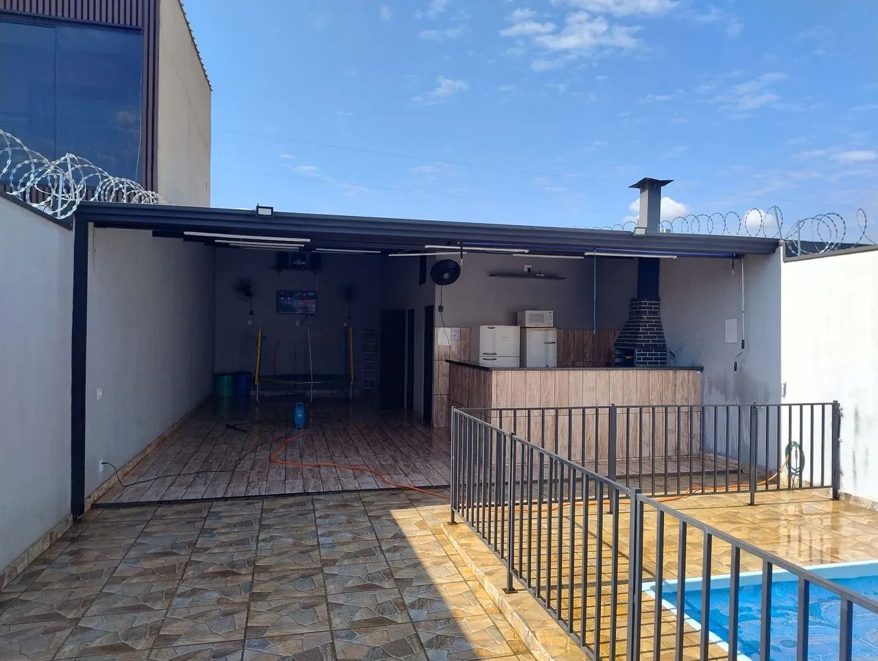 Área de lazer Mobiliada