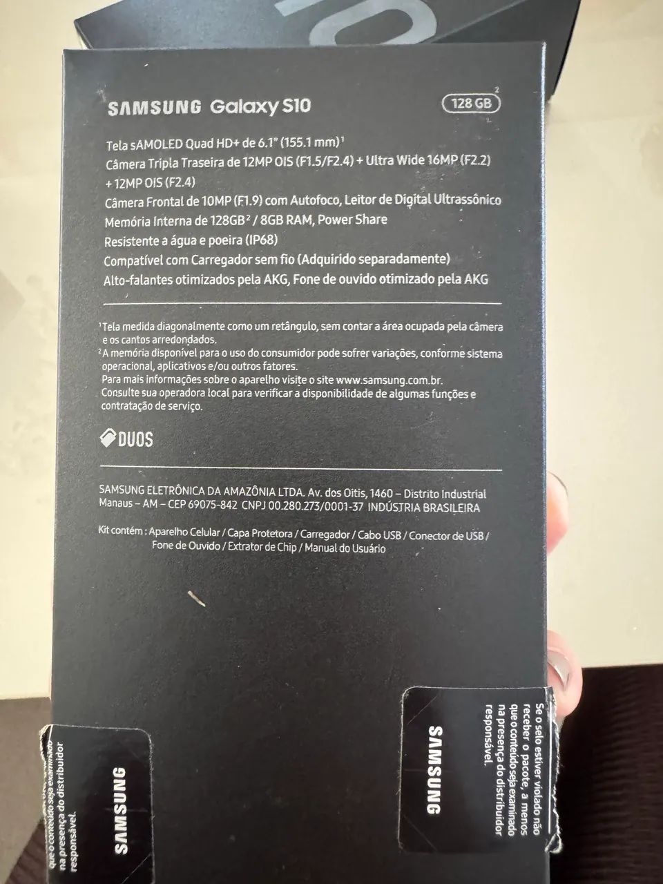 Samsung Galaxy S10 128gb - display queimado  - Foto 4