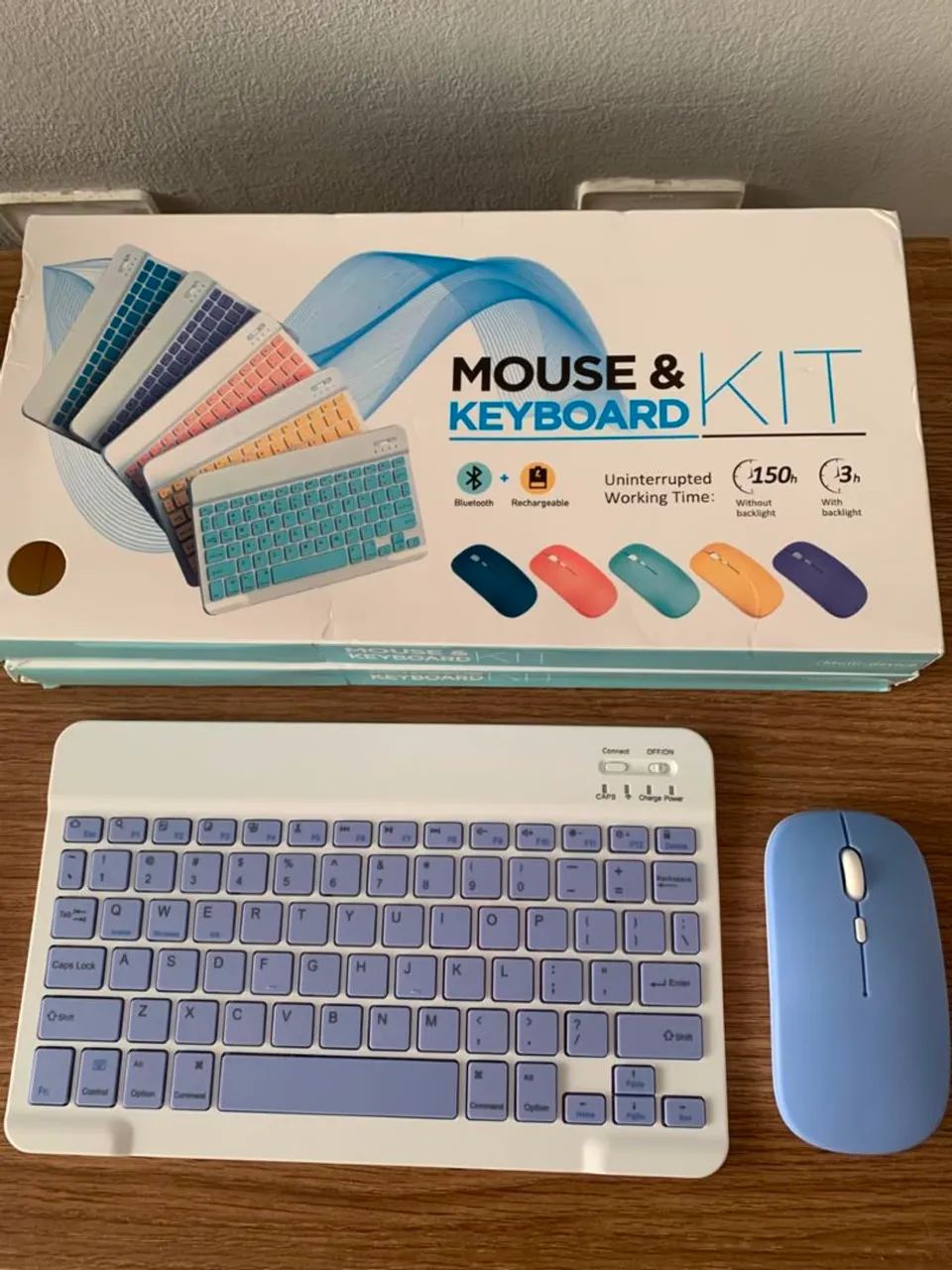 Kit teclado teclado mais mouse via bluetooth  - Foto 2