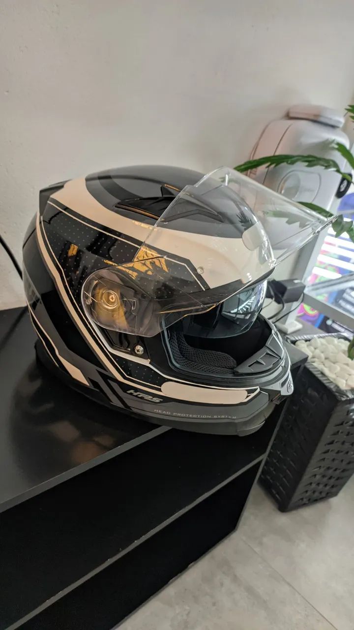 Capacete Givi 50.5 Original C/óculos  - Foto 3