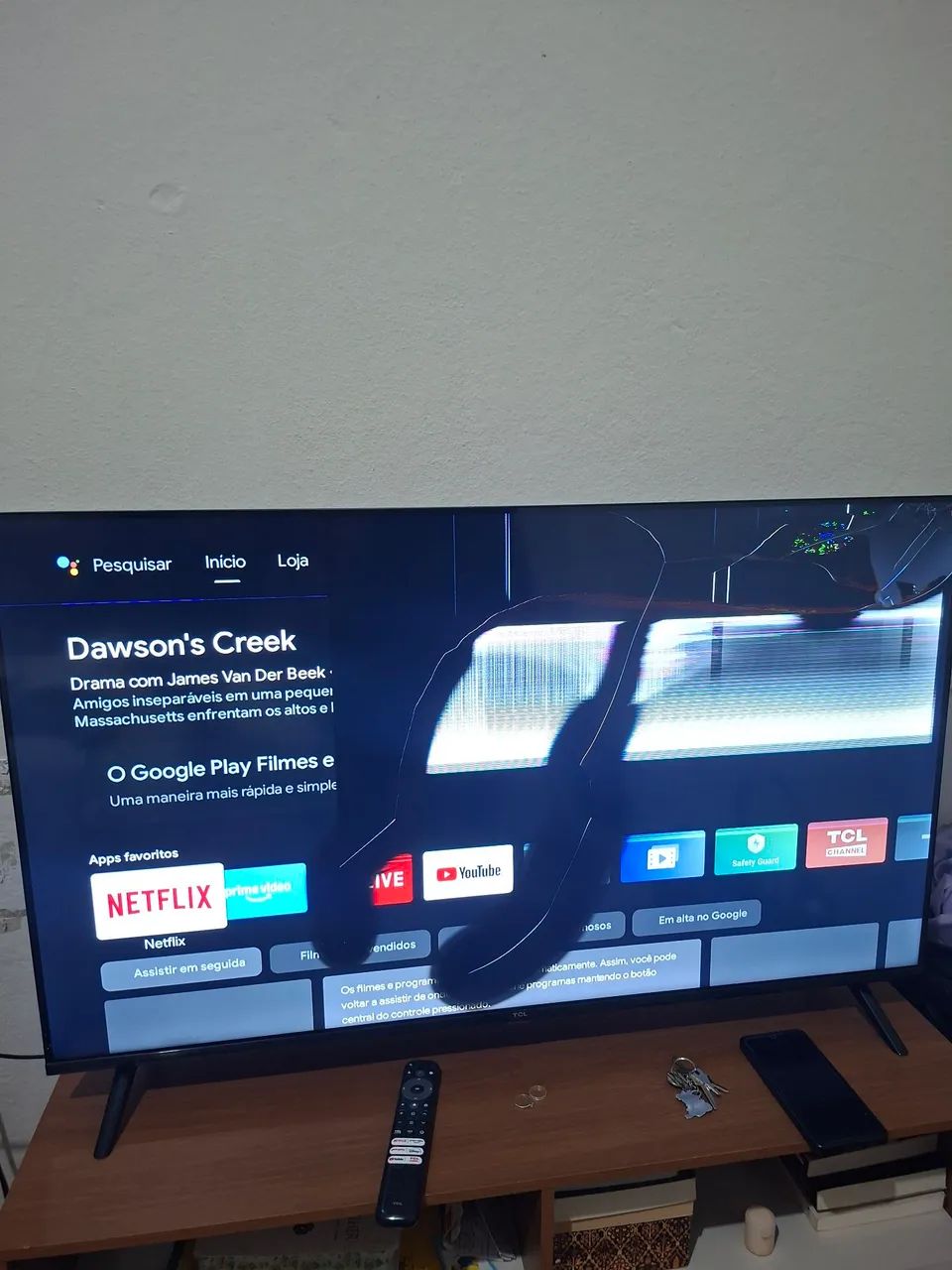 Tv tcl 40 polegadas - retirada de peças 