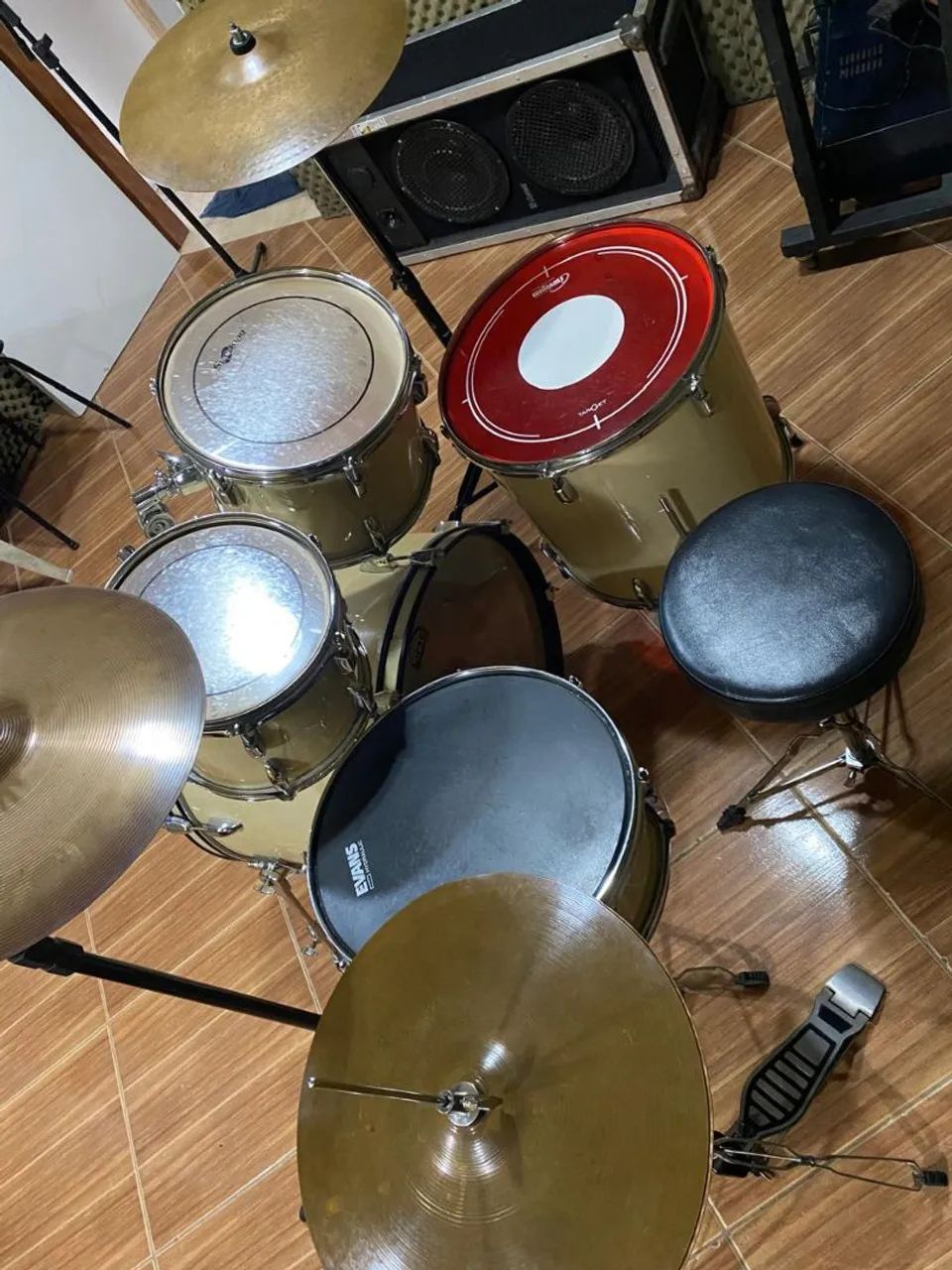 Bateria Acústica Michael Completa - Foto 2
