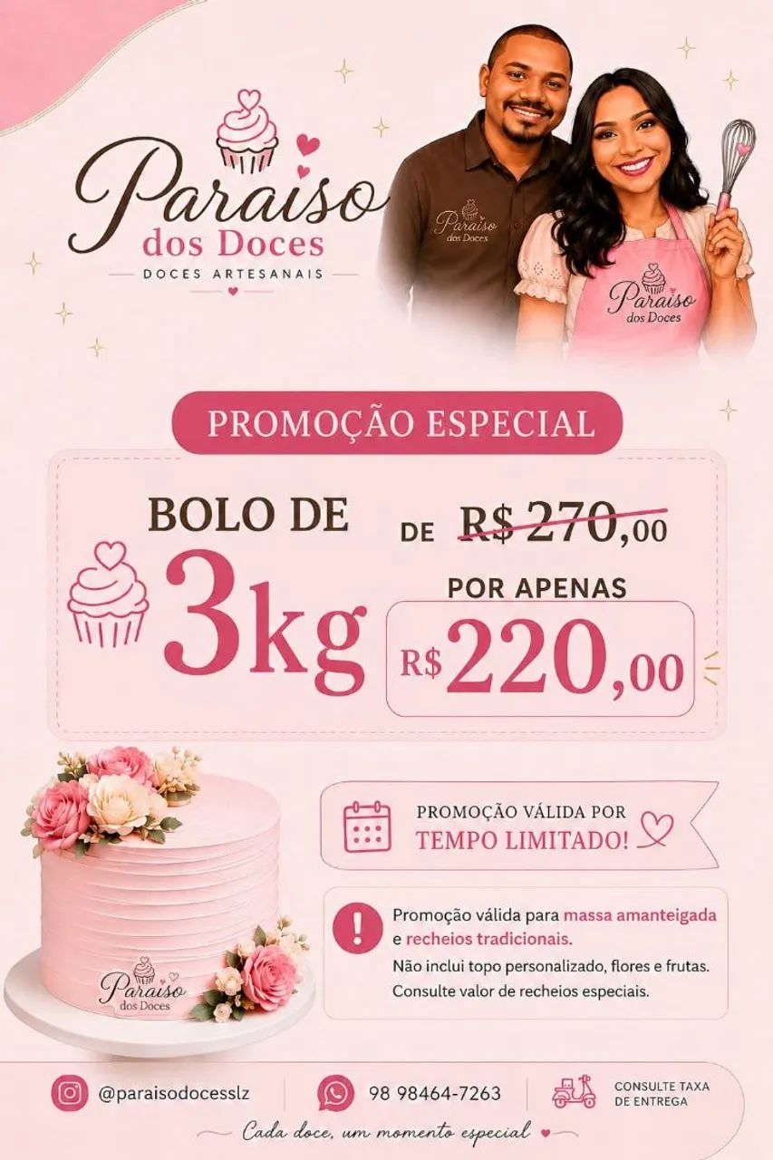 Bolo 3kg 
