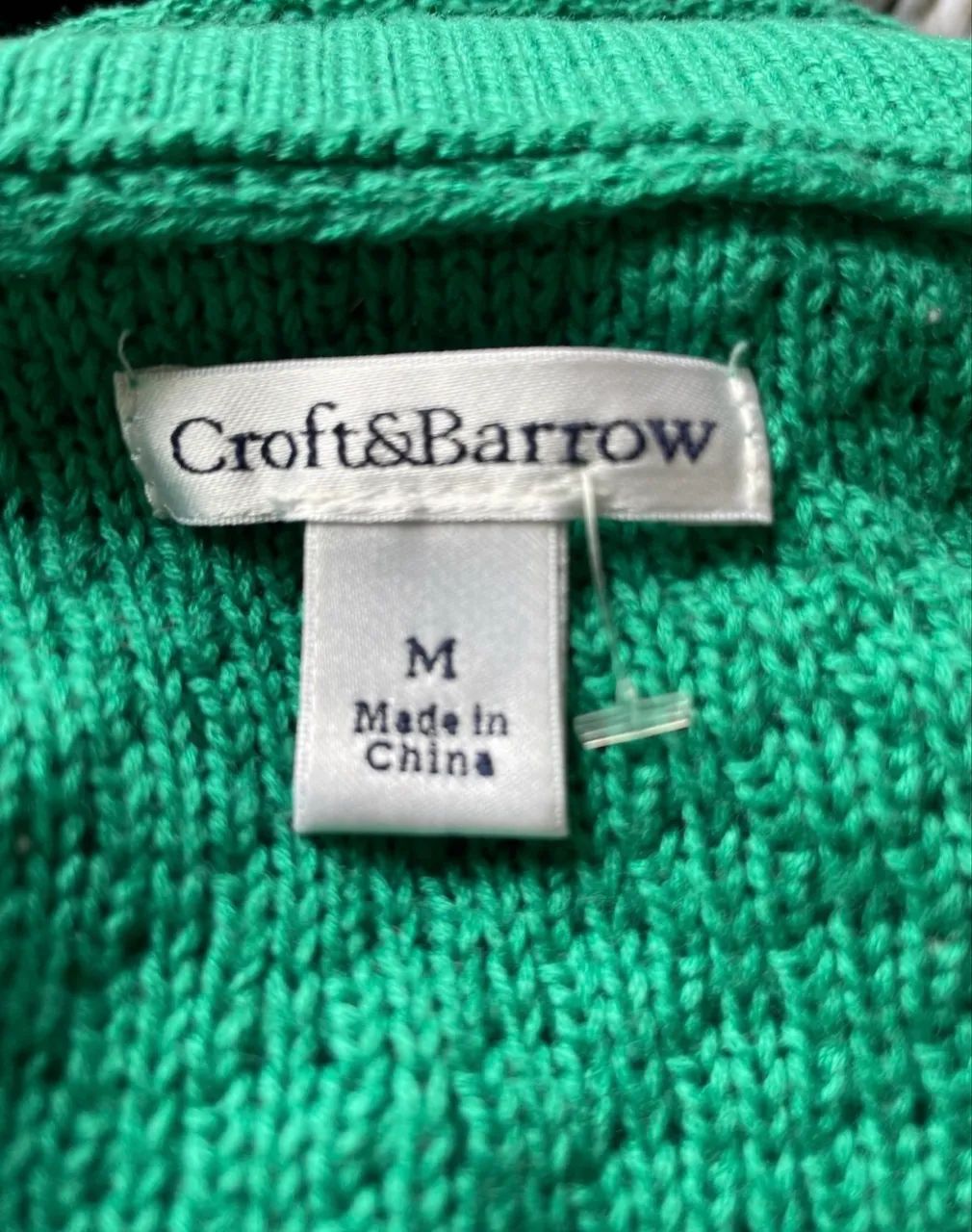 Suéter Verde tam M Texturizado croft&Barrow - Foto 4