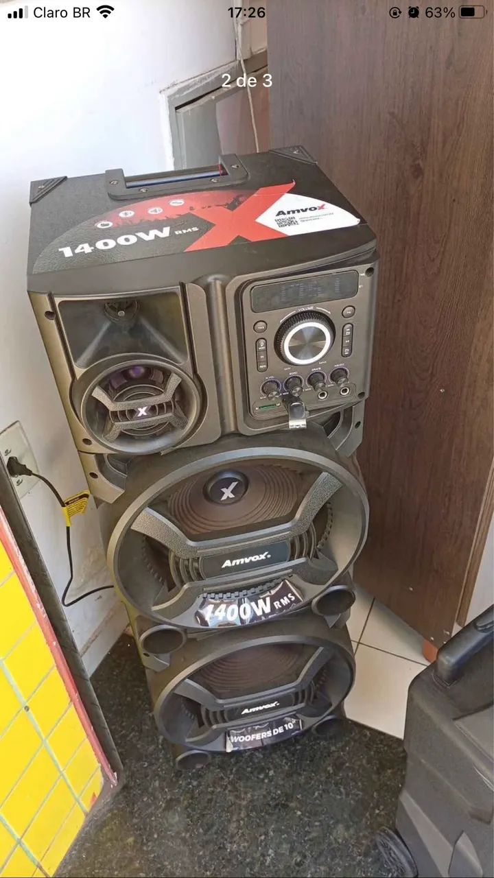 Caixas de som em oferta exclusiva, pra sair rápido, dividimos no cartão e no boleto! - Foto 2