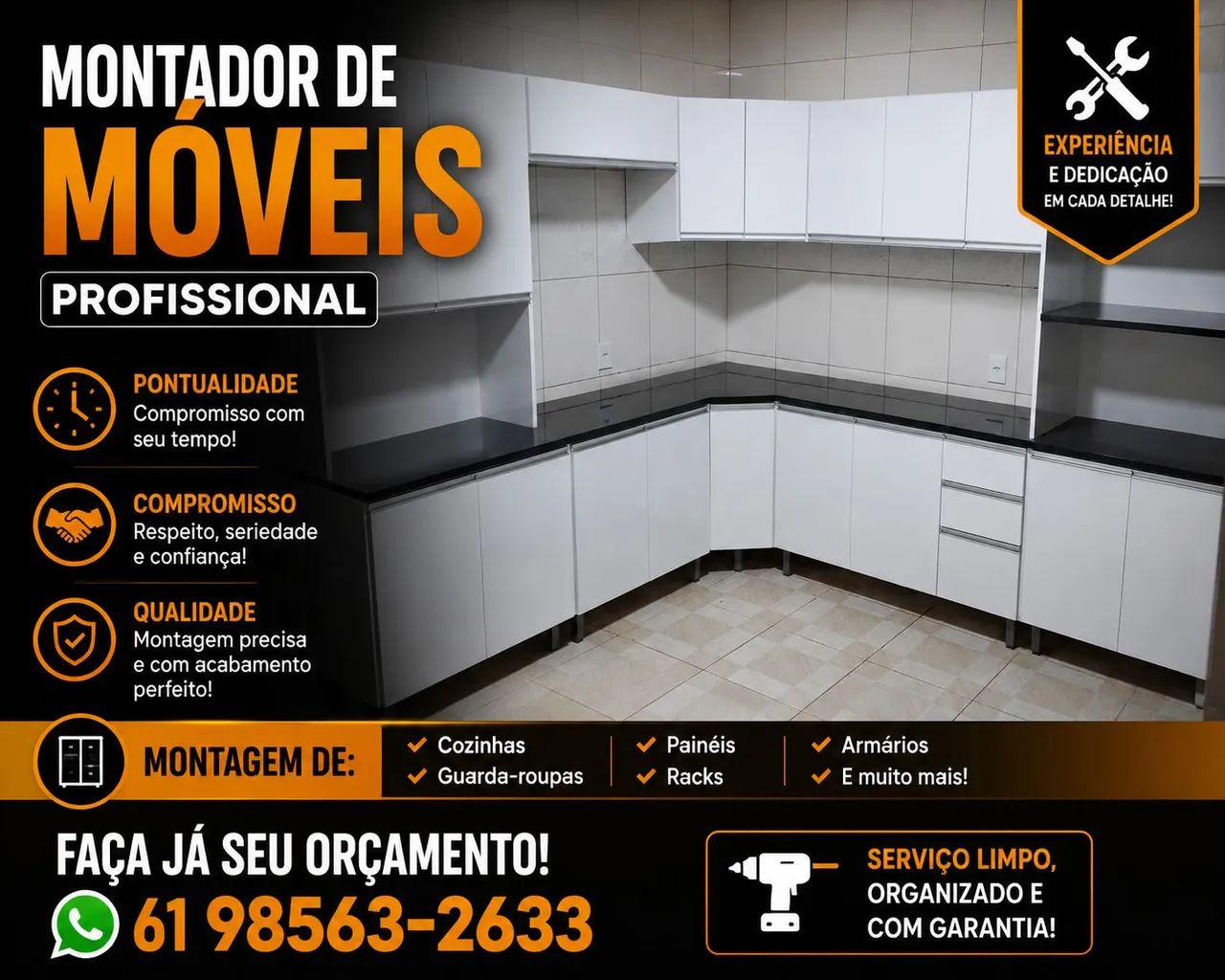 Montador de móveis profissional 
