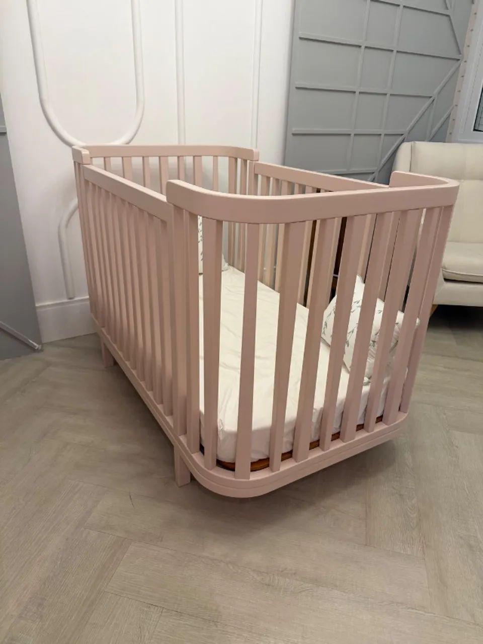 BERÇO ROSÊ AMEISE DESIGN - Foto 4