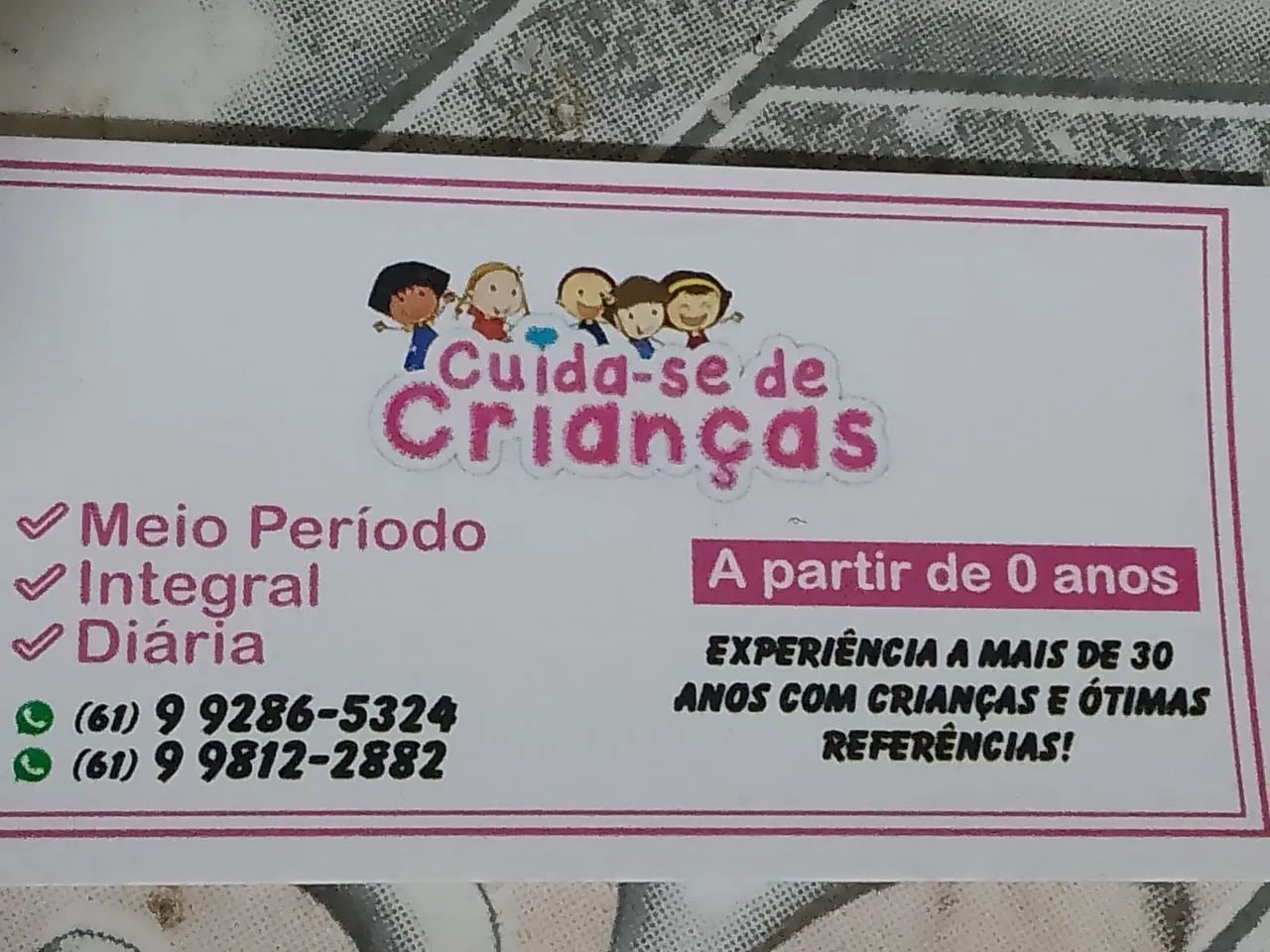 Cuida-se de criança 