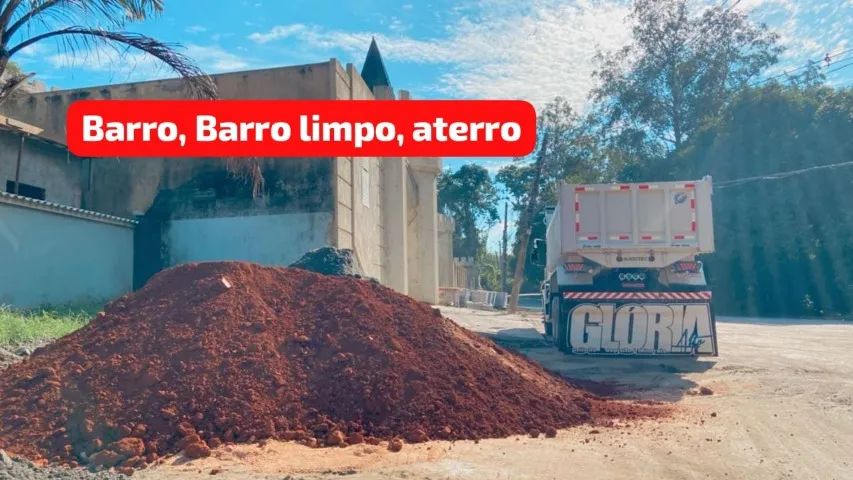 BARRO, Barro limpo, aterro, terra, saibro