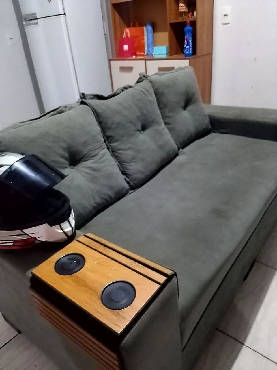 Sofá semi-novo R$ 400,00  - Foto 3
