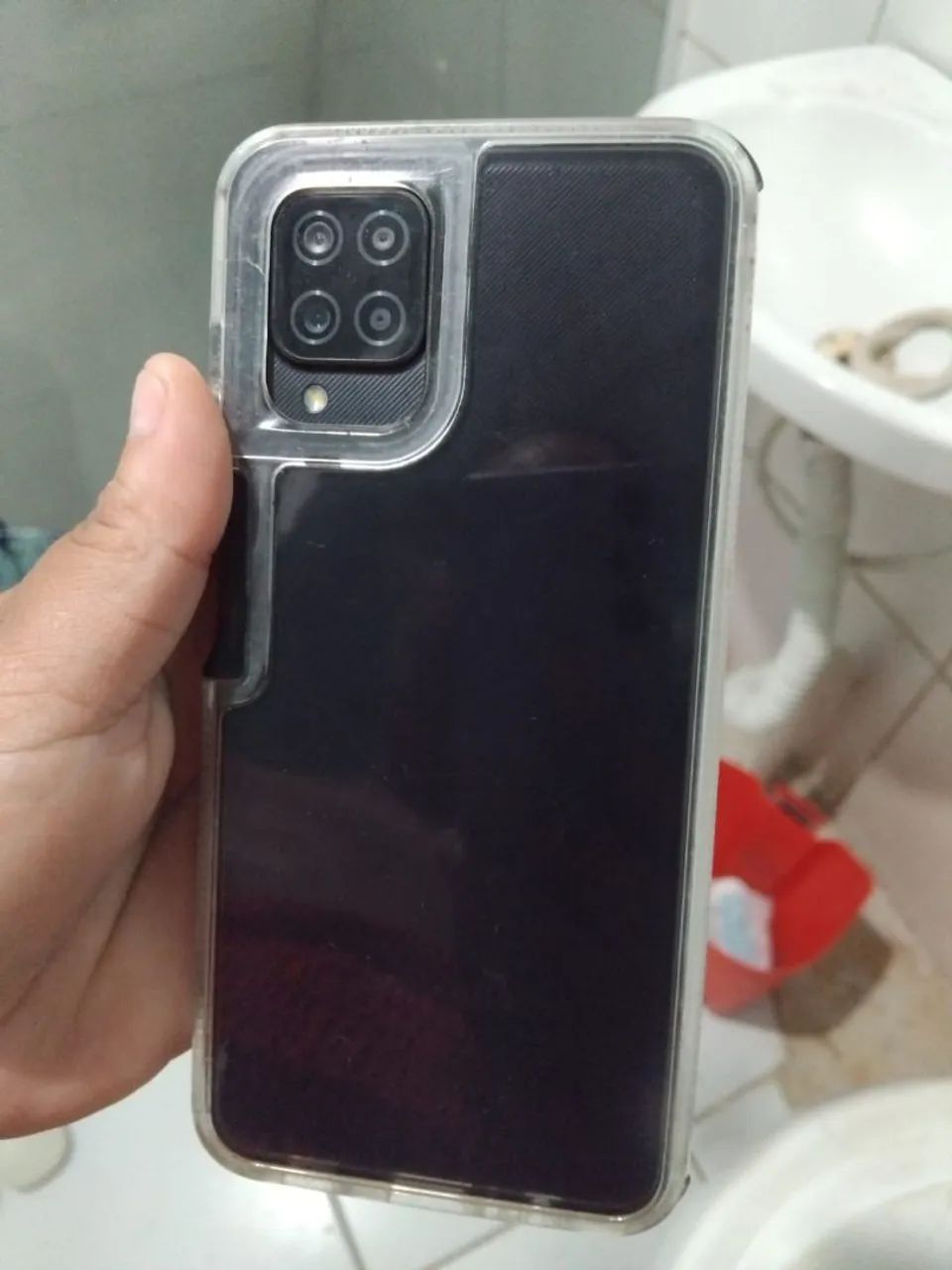 Tenho um A12 trincado funcionando tudo+150$ pra trocar em outro celular que tenha Nfc - Foto 2