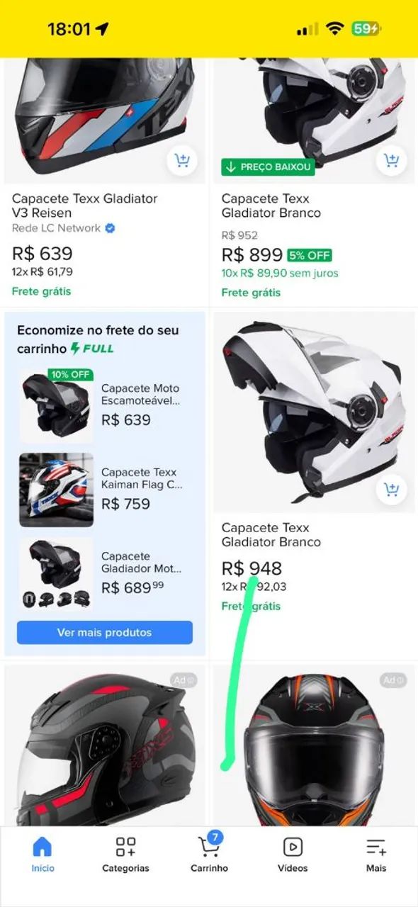 CAPACETE 58/60 - Foto 3