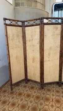 Biombo de bambu com 5 folhas - Foto 5