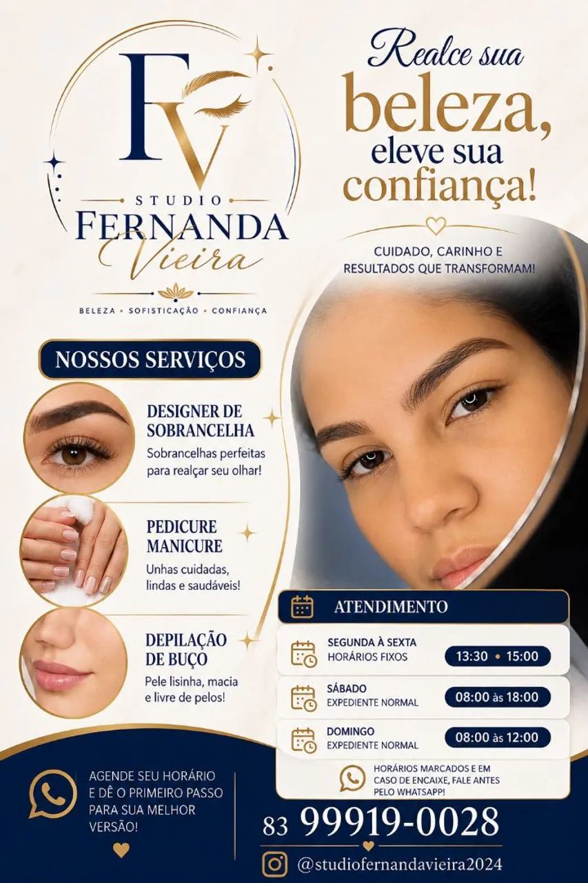 Studio Fernanda Vieira- Designer sobrancelha 