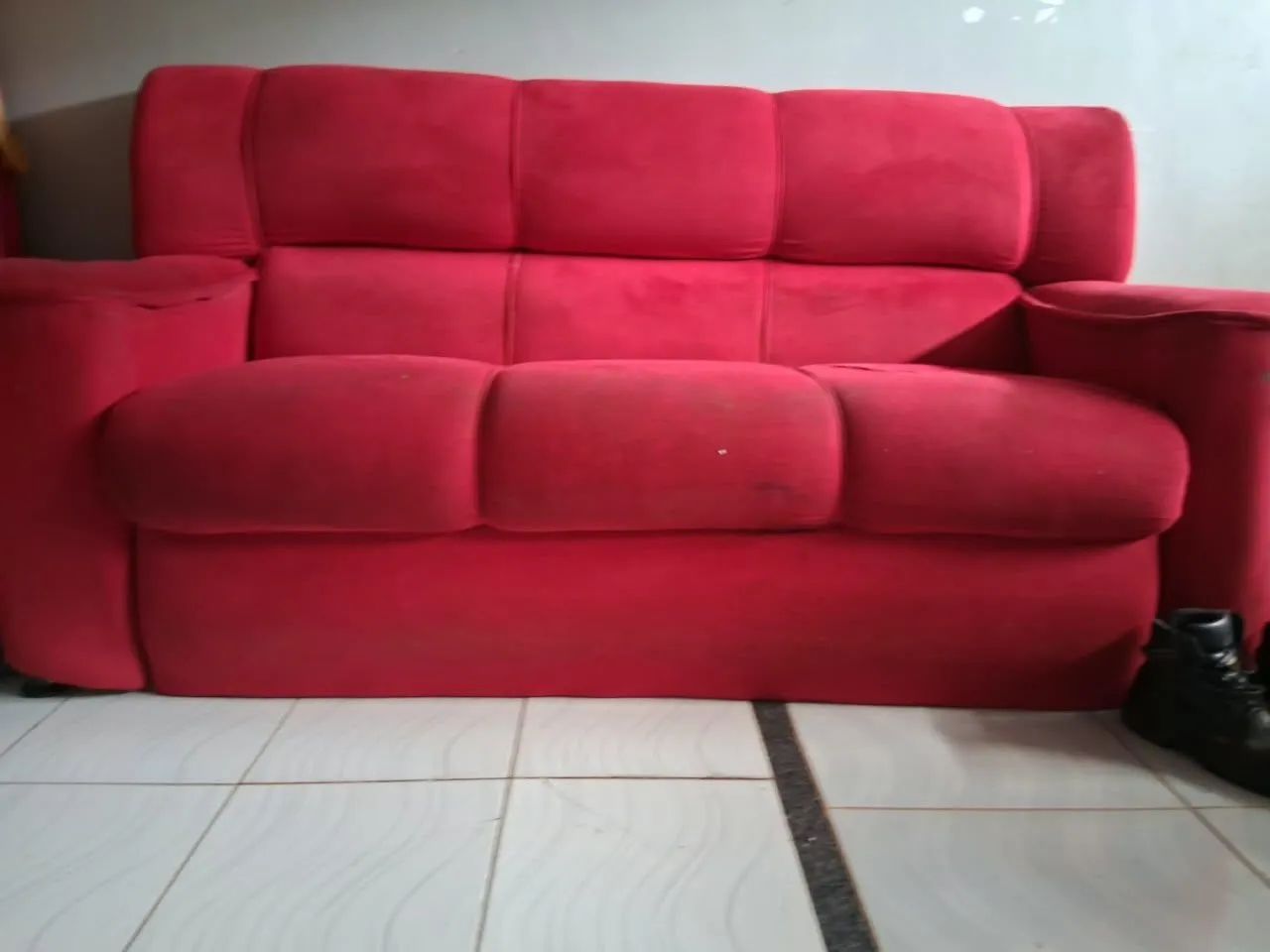 Sofá vermelho - Foto 3