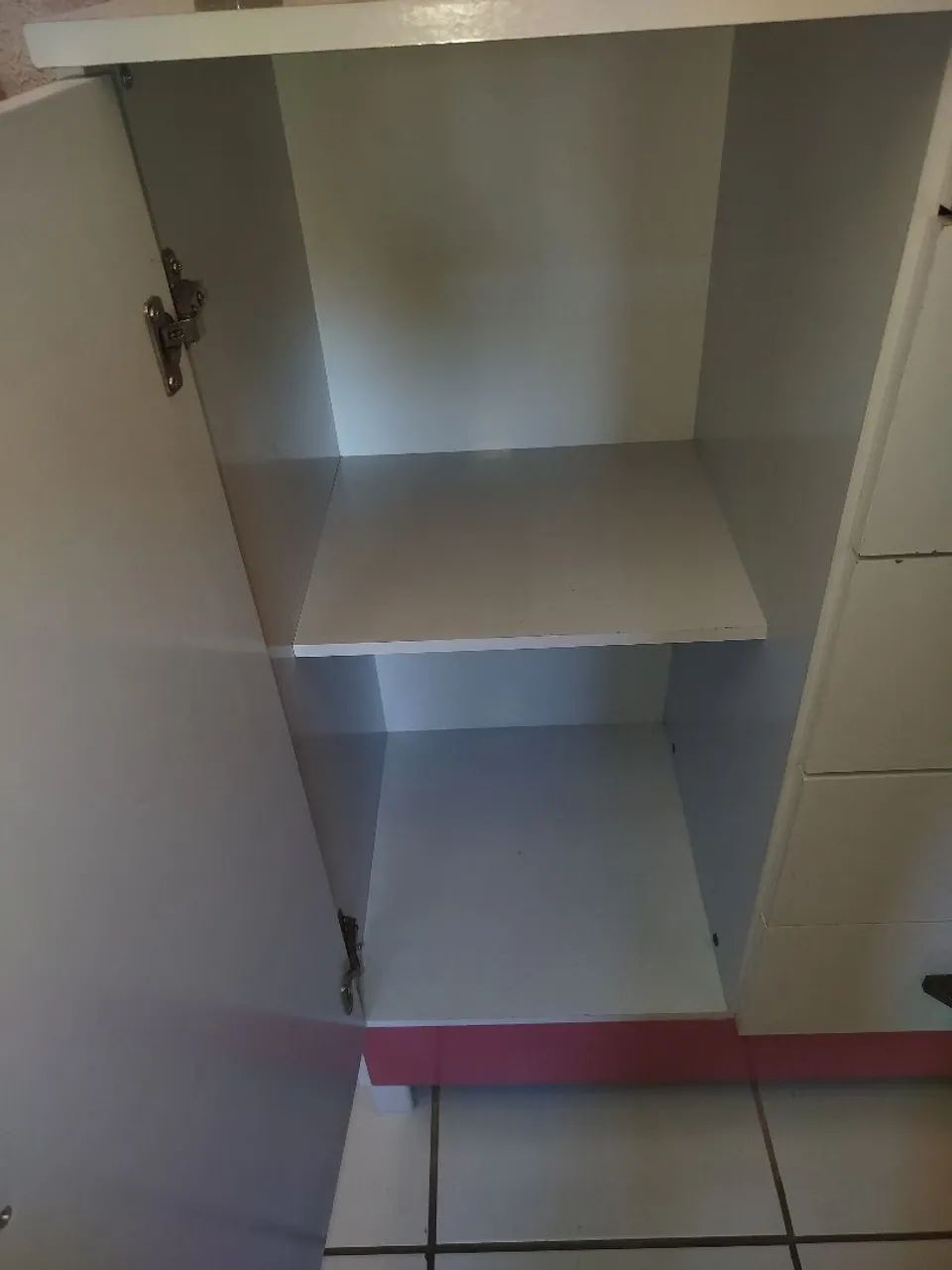 Cômoda branco/rosa - Foto 3