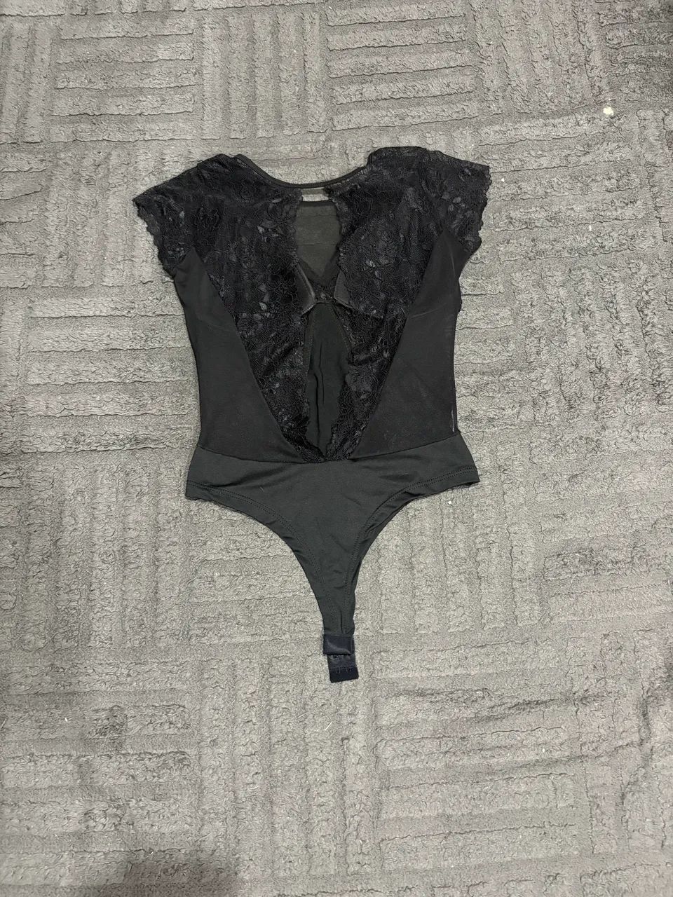 Body de renda preto  - Foto 2