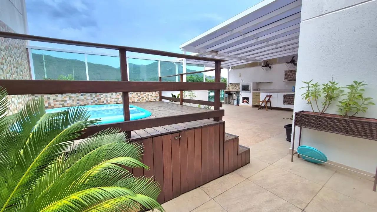 Recreio Cobertura duplex 2 quartos com 139m2, lazer completo  e segurança no Barra Village