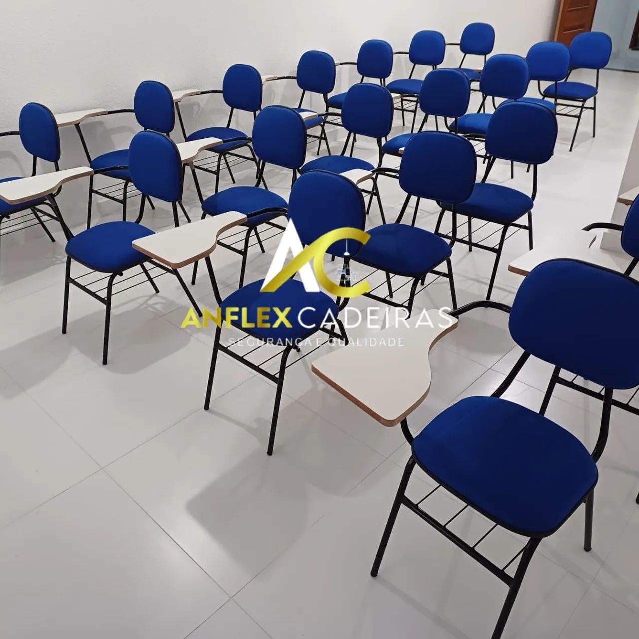 Cadeiras universitária estofada para Escolas, cursos, reforço e auto escolas  - Foto 4