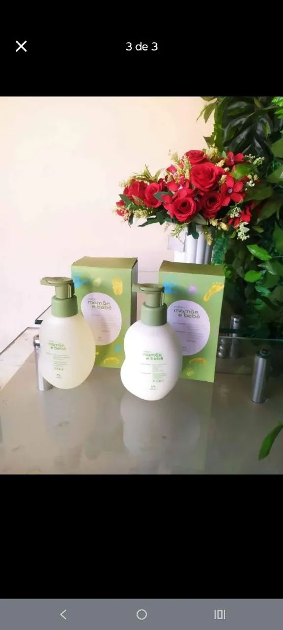 Combo shampoo e condicionador mamãe bebê 200ml - Foto 2