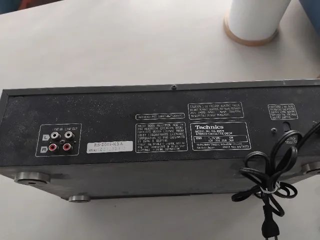 Tape Deck Technics RS-B905 três cabeças para reparo - Foto 2