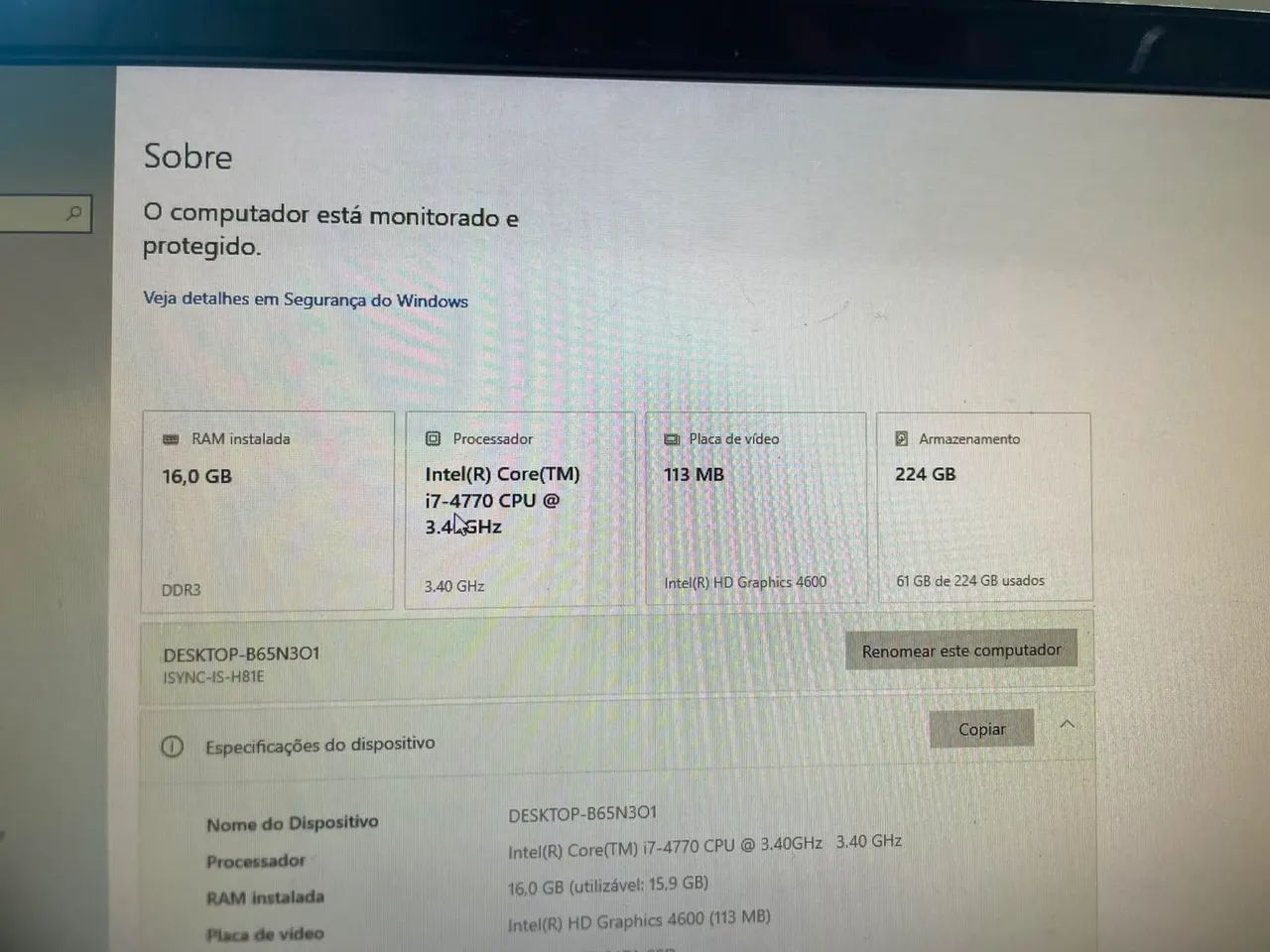 vendo computador completo  - Foto 2