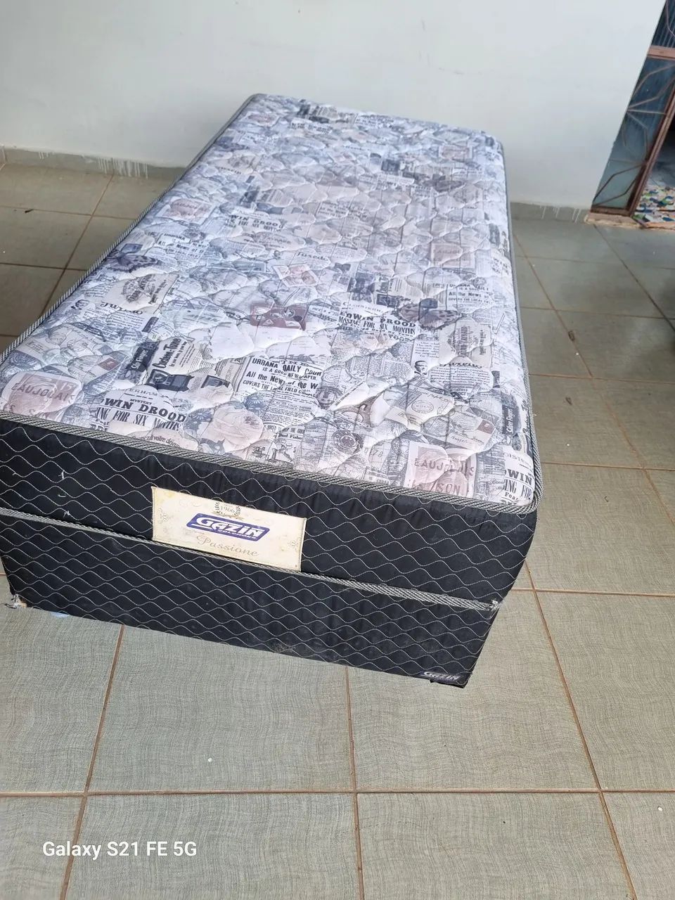 Cama Box solteiro acoplada molas bem conservada ENTREGO  - Foto 4