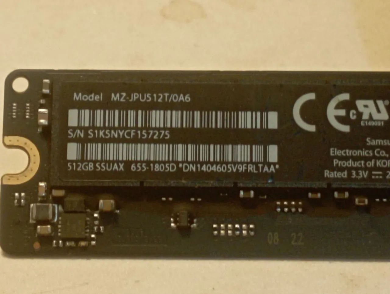 SSD 512 Samsung para MacBook 2017 - Foto 3