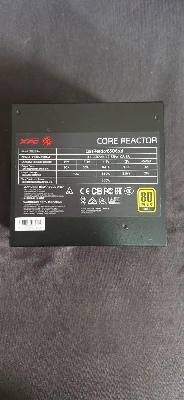 Fonte XPG CORE REACTOR 650 GOLD - Foto 3