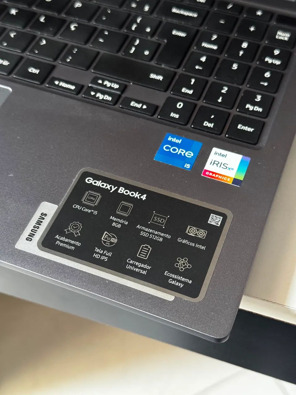 Notebook Samsung Galaxy book 4 I5 8gb ram  - Foto 3