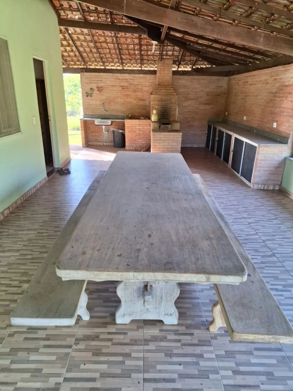 mesa de madeira de lei - Foto 3