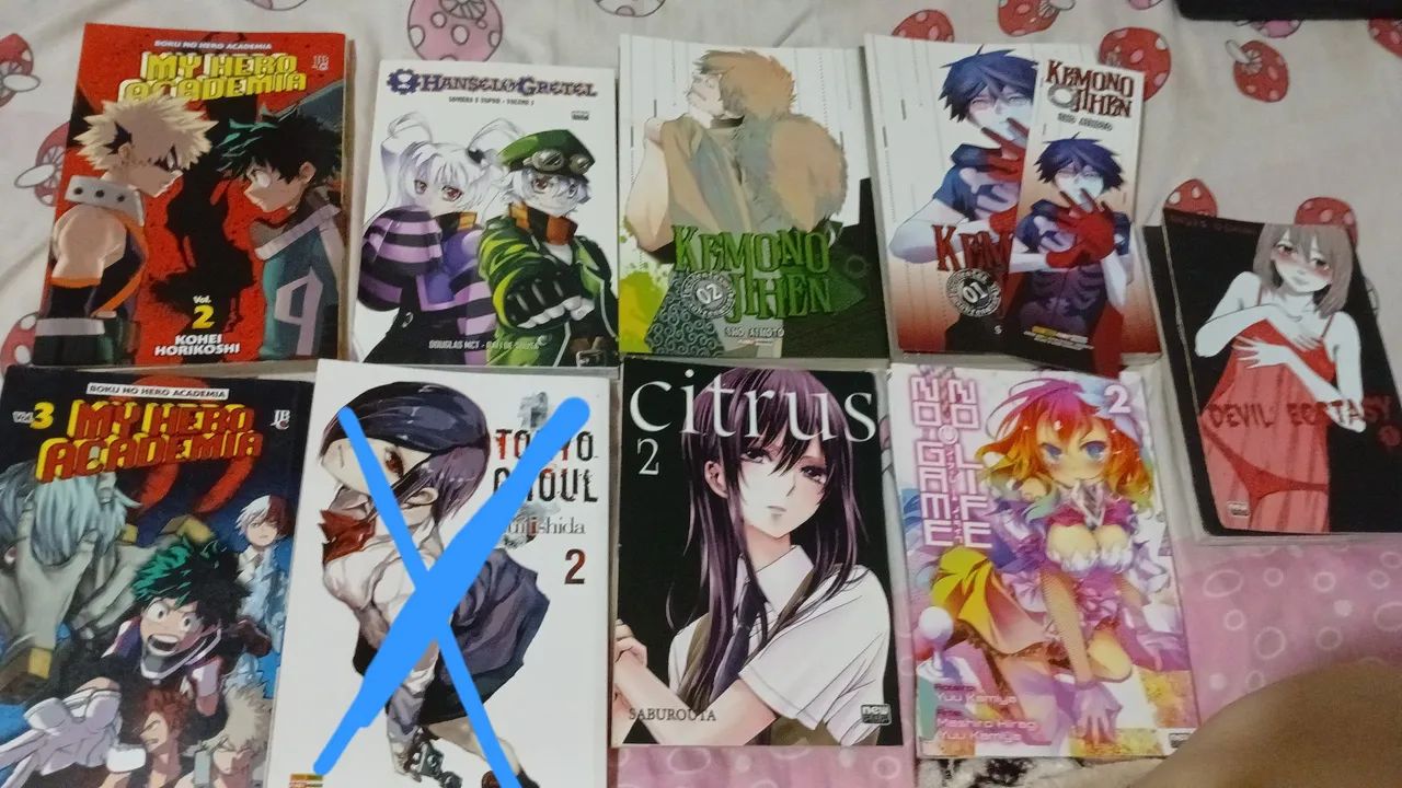 Mangas variados 15 cada