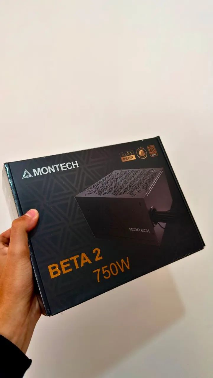 Fonte 750w 80 plus Montech (LACRADA)