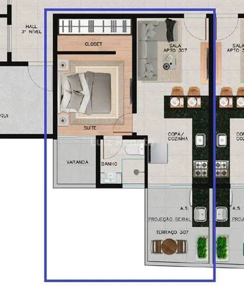 Apartamento à venda no bairro Centro - Foto 2