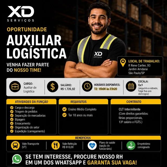 ESTAMOS CONTRATANDO: AUXILIAR DE LOGÍSTICA  - Foto 3